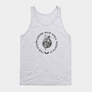 Knowledge - WhiteSkull Tank Top